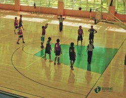 双层龙骨体育运动地板环保