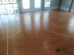 悬浮篮球馆地板施工工艺