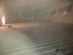 悬浮式运动篮球木地板施工流程
