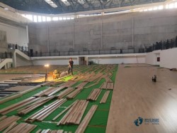 专业运动场馆木地板施工工艺