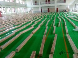 悬浮体育馆地板施工队