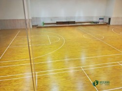 学校松木舞台场地板施工流程