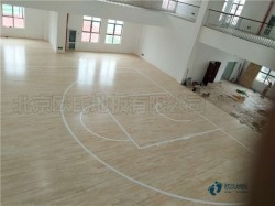 专业篮球场馆地板施工队
