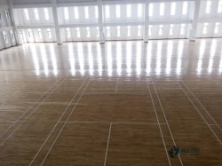 柞木体育馆地板环保