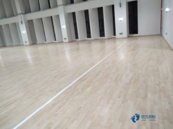 学校俄勒冈松舞台体育场木地板施工团队