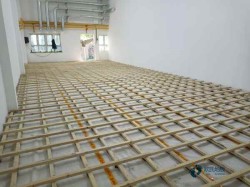 板式龙骨篮球运动木地板清洁保养